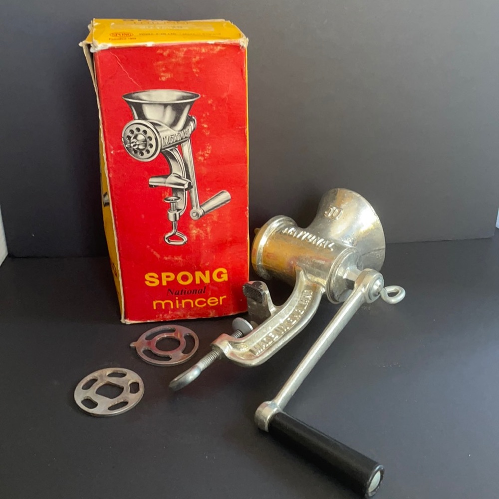 Vintage Spong National Mincer No. 30 Made in England